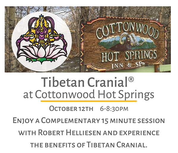 Tibetan Cranial complementary sessions – October 12th